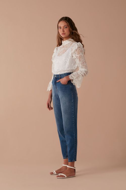 Calça Novarid Jeans Médio