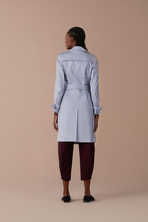 Trench Coat Maravilha Soft Blue