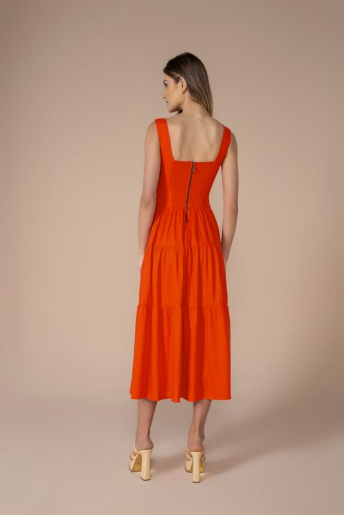 Vestido Fannie Tomato