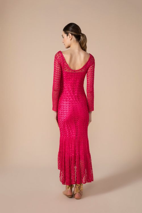 Vestido Metaline Pink