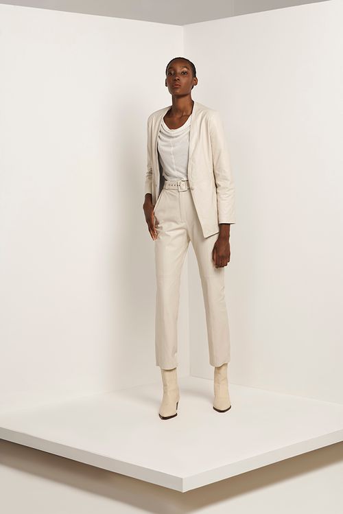 Blazer Lambert Couro Creme