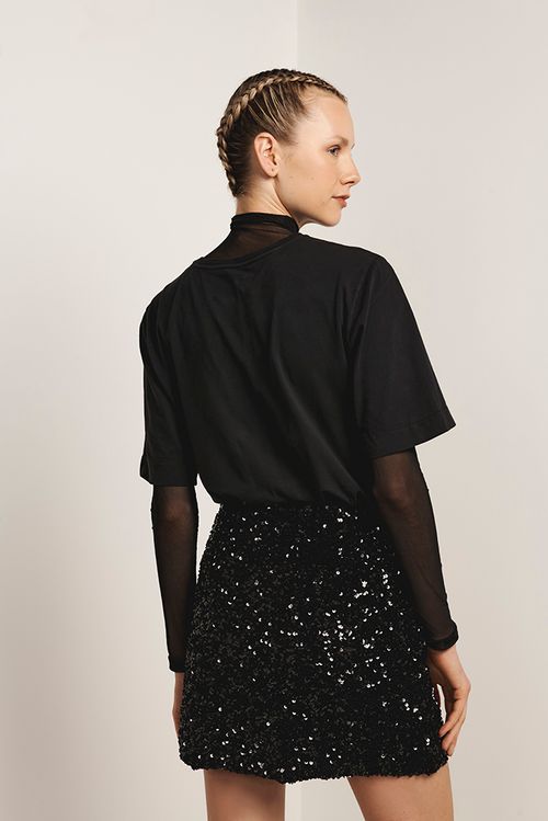 Tshirt Passaro Preto