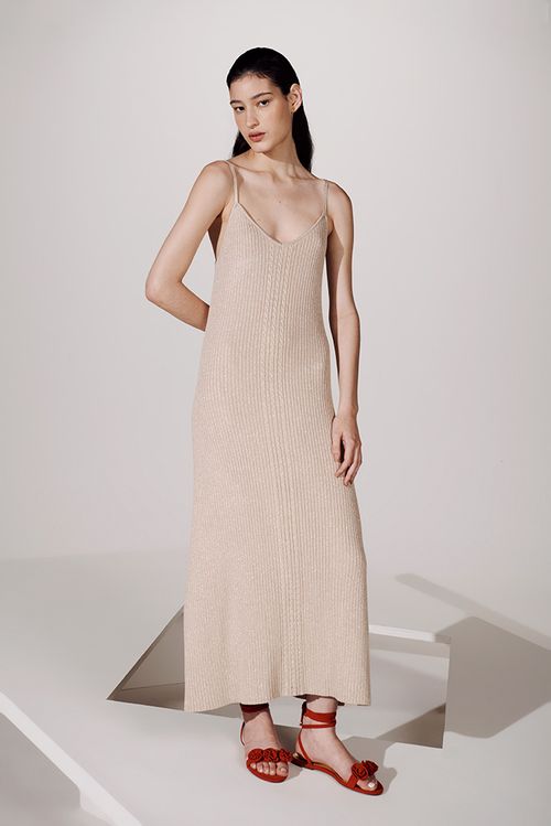 Vestido Eugene Dourado