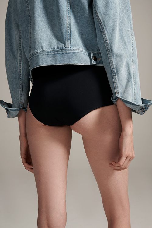 Hot Pants Florir Black