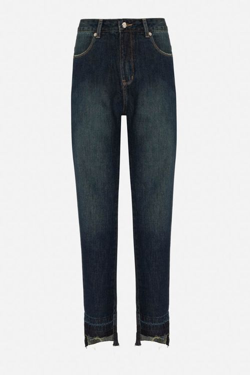 Calça Avelã Jeans Escuro