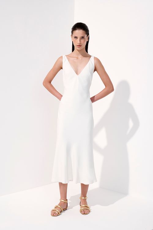 Vestido Laroche Off White