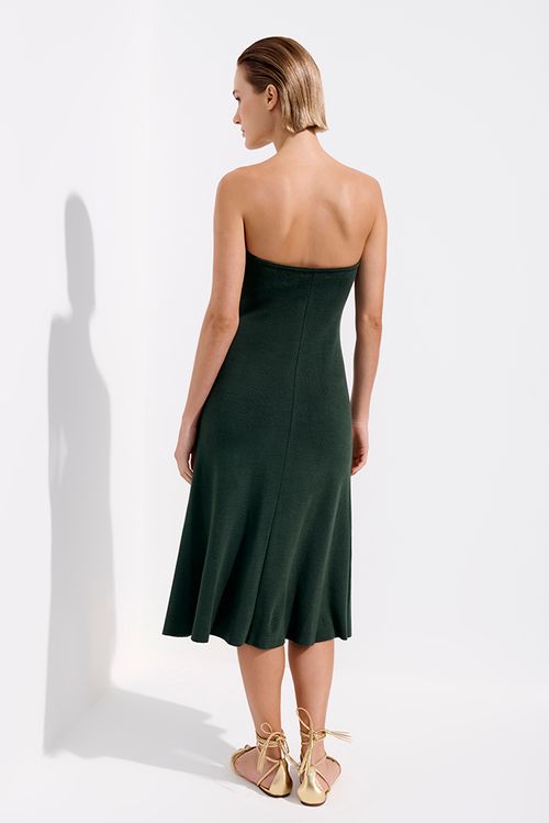 Vestido Meline Verde Folha