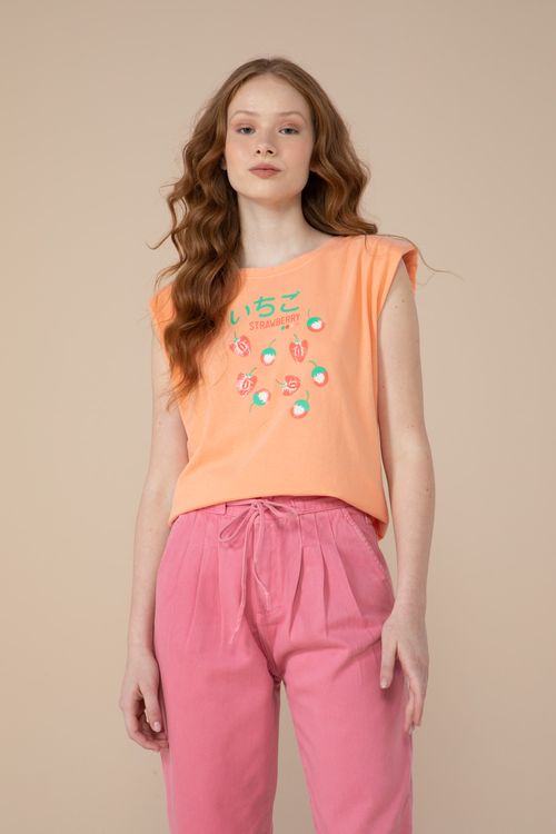 Blusa Yoshida Laranja