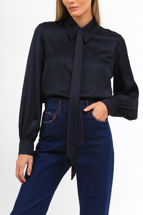 Camisa Eleanor Dark Blue