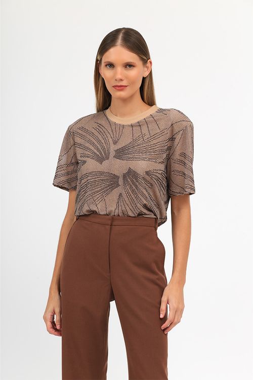 Blusa Lara Camel