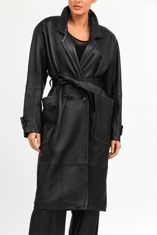 Trench Coat Hazel Black