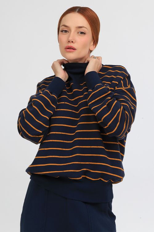 Blusa Moletom Nala Navy