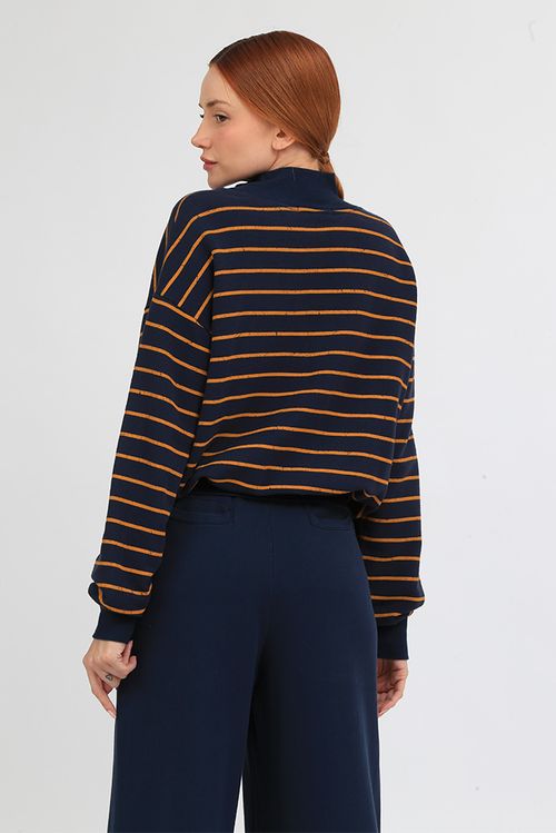 Blusa Moletom Nala Navy
