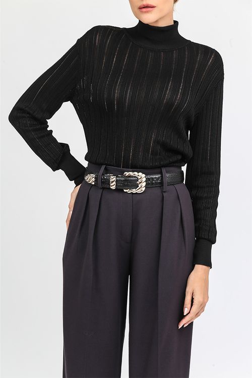 Blusa Tricot Jessa Black