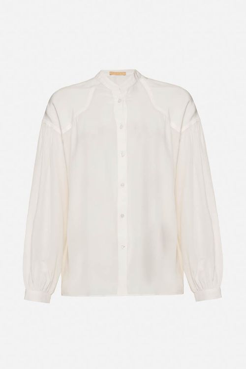 Camisa London Seda Off White