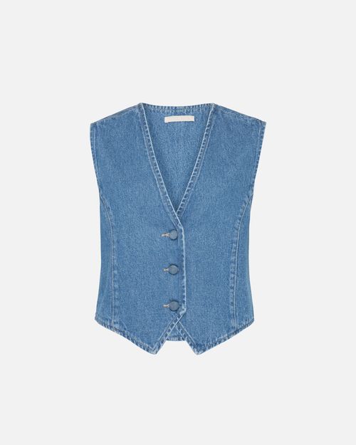 Colete Yasmin Jeans Medio
