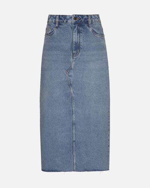 Saia Lupin Jeans Médio