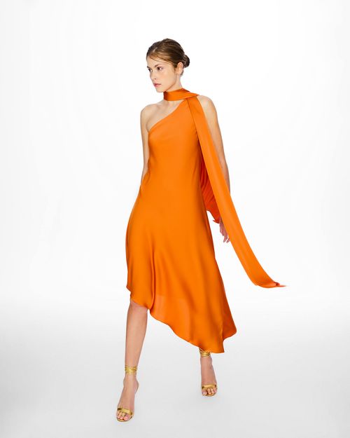 Vestido Elisa Laranja