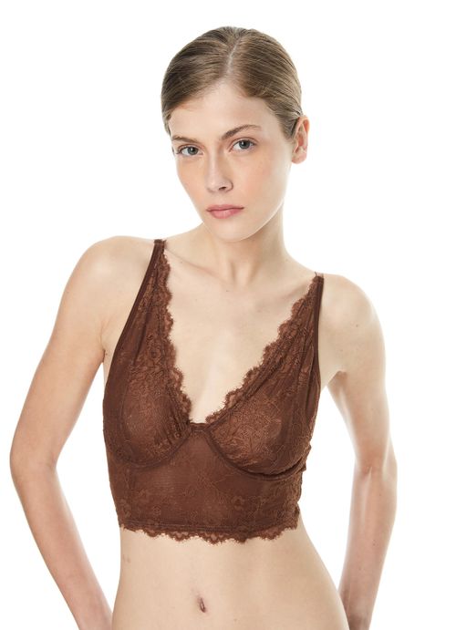 Top Magali Marrom