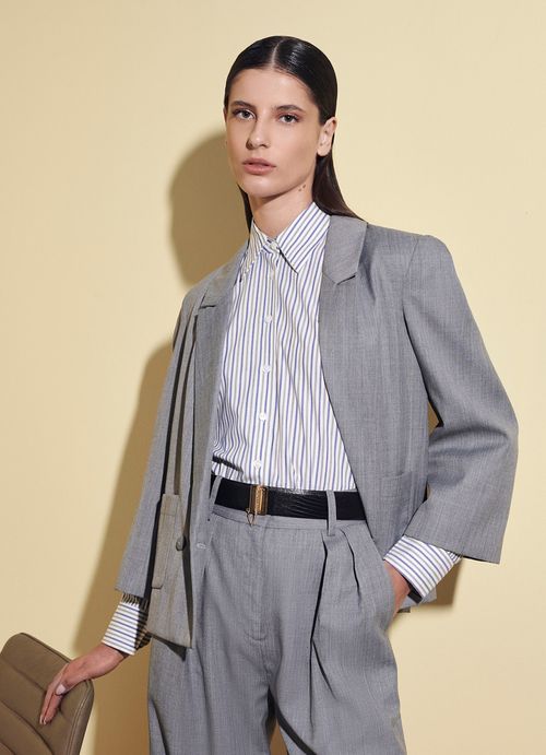Blazer Isabel Cinza