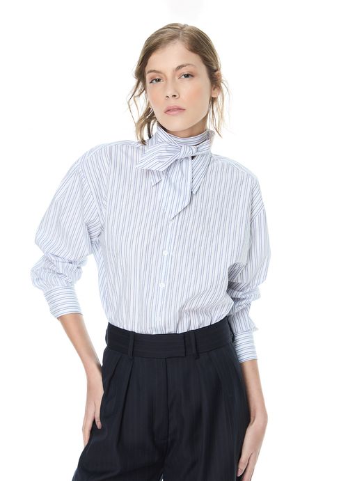 Camisa Bella Azul Ceu